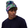 Cassette Tape Embroidered Tie-dye beanie - kayzers