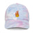 Fire Flame Embroidered Tie dye hat - kayzers