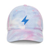 Lightning Bolt Embroidered Tie dye hat - kayzers