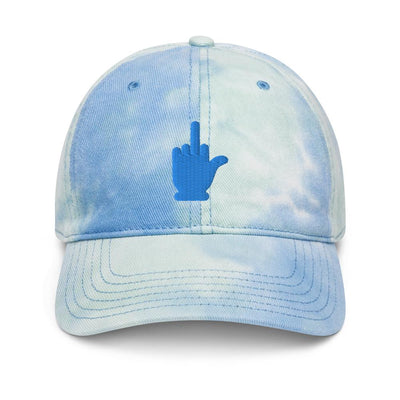 Middle Finger Embroidery Tie dye hat - kayzers