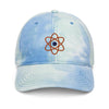 Atom Molecule Science Geek Embroidery Tie dye hat - kayzers