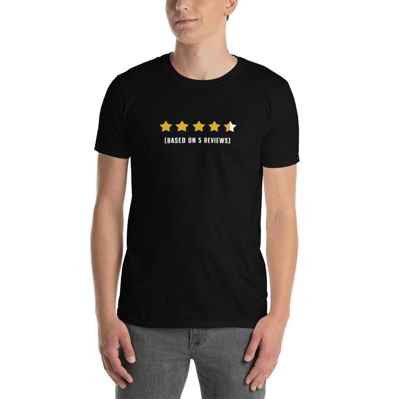 5 Star Review Feedback Stars Short-Sleeve Unisex T-Shirt - kayzers