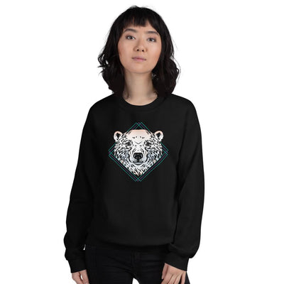 Arctic Polar Bear Head Unisex Sweatshirt - kayzers