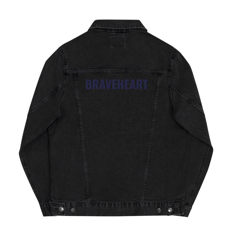 Braveheart Embroidery Unisex denim jacket - kayzers