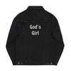 God's Girl Embroidered Unisex denim jacket - kayzers