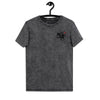 Dragon Logo Embroidered Denim T-Shirt - kayzers
