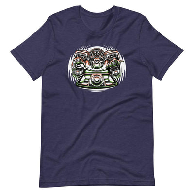 Music Monkey DJ Short-Sleeve Unisex Cotton T-Shirt - kayzers