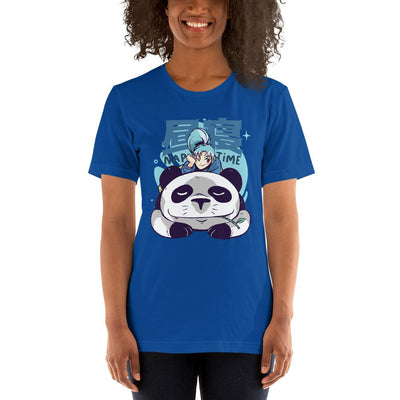 Nap Panda Anime Short-Sleeve Unisex Cotton T-Shirt - kayzers