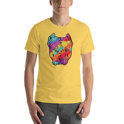 Colored Boston Terrier Short-Sleeve Unisex T-Shirt - kayzers