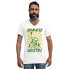 Mojitos Summer Unisex Short Sleeve V-Neck Cotton T-Shirt - kayzers