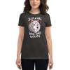 Just a Girl Who Loves Wolves Women's short sleeve Cotton t-shirt - kayzers